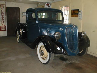 1935 Ford pickup truck, just before we bought it